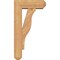 Ekena Millwork Funston Craftsman Smooth Bracket w/ Offset Brace, Western Red Cedar, 5 1/2"W x 14"D x 26"H BKT0604X14X26FST04SWR - alternate 4